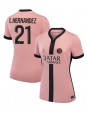 Paris Saint-Germain Lucas Hernandez #21 Ausweichtrikot für Frauen 2024-25 Kurzarm